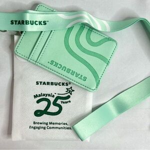 Starbucks Mint Green Card Holder